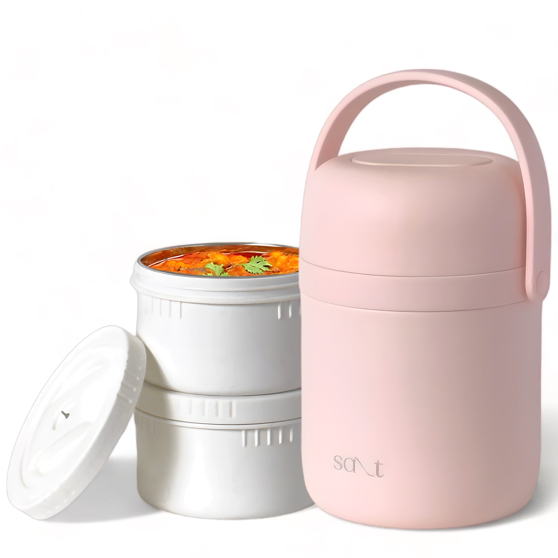 FreshBite Pro - 2 containers Insulated Tiffin - Salt