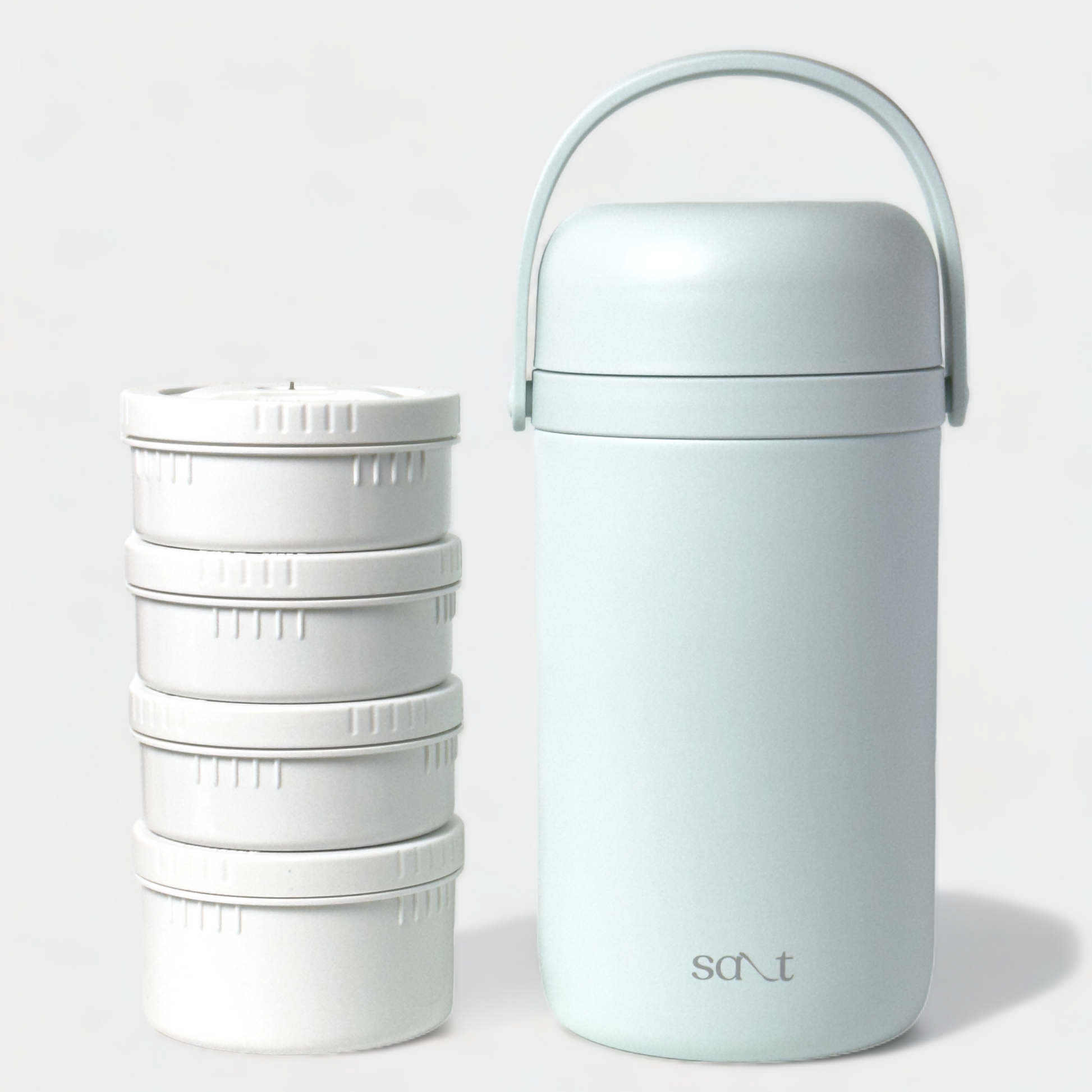 FreshBite Pro - 4 containers Insulated Lunch Box - Salt
