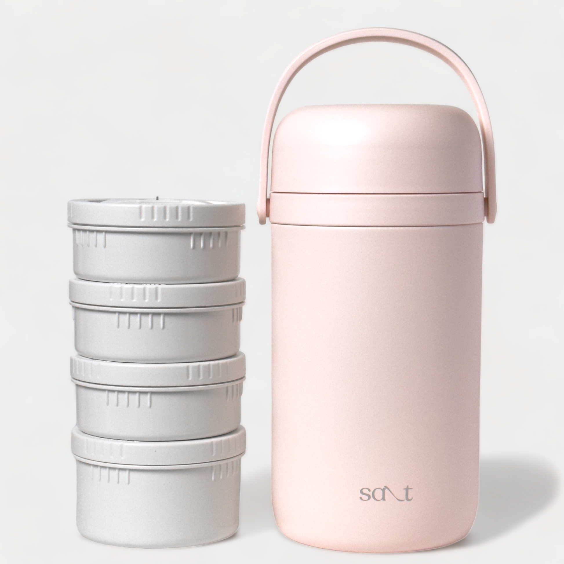 FreshBite Pro - 4 containers Insulated Lunch Box - Salt